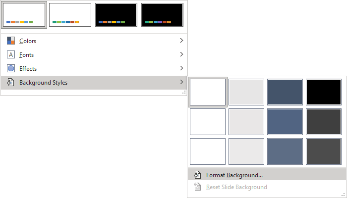 Format Background in PowerPoint for Microsoft 365 Format Background in PowerPoint 365