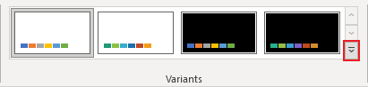 More Variants in PowerPoint for Microsoft 365 More Variants in PowerPoint 365