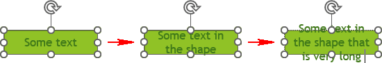 Wrap text in shape for shapes in PowerPoint 365