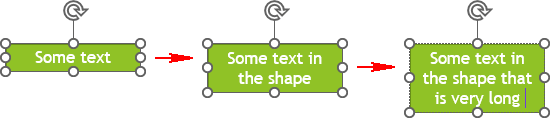 Resize shape to fit text for shapes in PowerPoint 365
