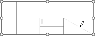 Example of drawing table in PowerPoint 365