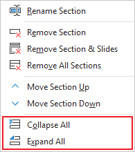 Collapse All and Expand All in popup PowerPoint 365