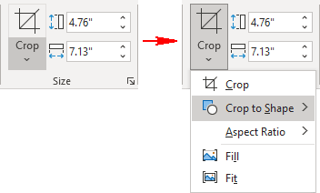 Crop to Shape in PowerPoint 365