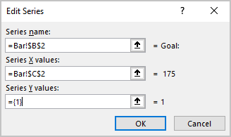 New Data Series in Excel 365