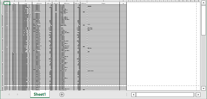 Page breaks in Normal view Excel 365