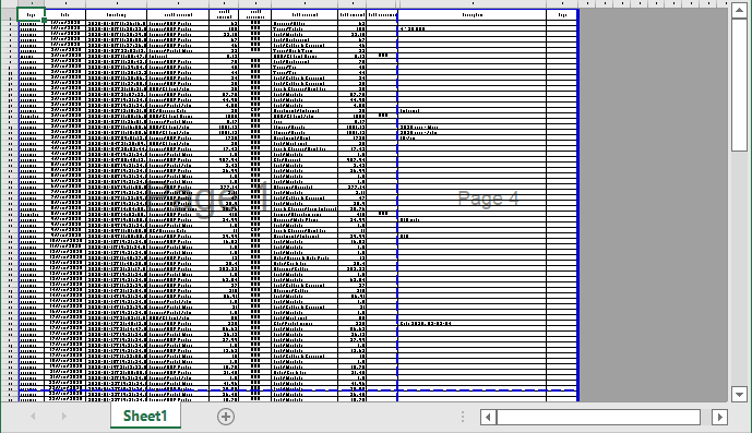 Page breaks in Page Break Preview Excel 365