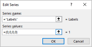 Edit Series dialog box 2 in Excel 365