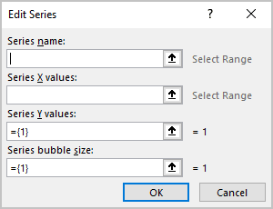 Edit Series in Excel 365