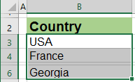 Geographic regions in Excel 365