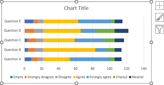 Switched data series in chart Excel 365