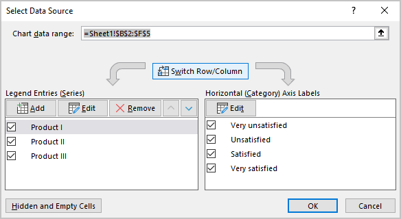 Select Data Source in Excel 365