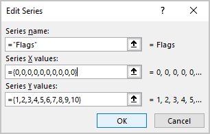 Edit Series in Excel 365