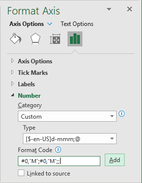 Format Axis number in Excel for Microsoft 365 Format Axis number in Excel 365