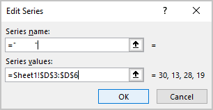 Edit Series in Excel for Microsoft 365 Edit Series in Excel 365