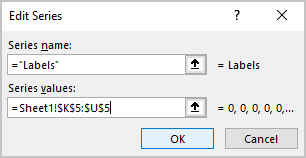 Edit Series in Excel 365