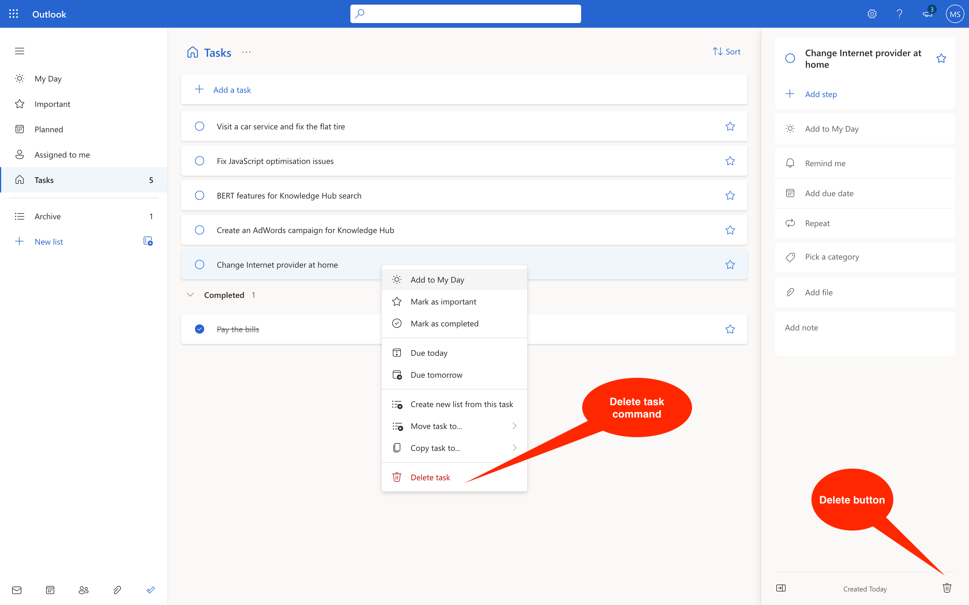 Learn how to use Outlook to manage activities - Microsoft Outlook 365