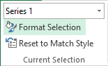 Format Selection in Excel 2013