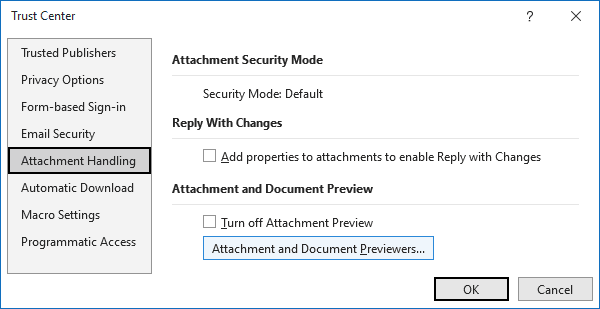 Attachment and Document Previewing in Outlook for Microsoft 365 Attachment and Document Previewing in Outlook 365