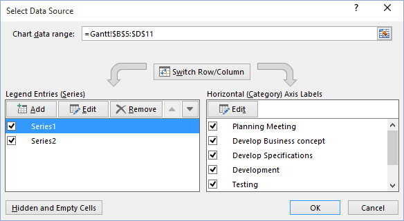 Select Data Source in Excel 2016 Select Data Source in Excel 2016