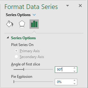 Series Options in Excel 365