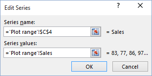 Series in Excel 2016