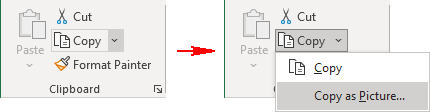 Copy as Picture in Excel 365