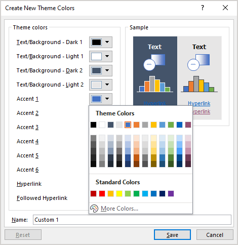 New Color in Excel 365