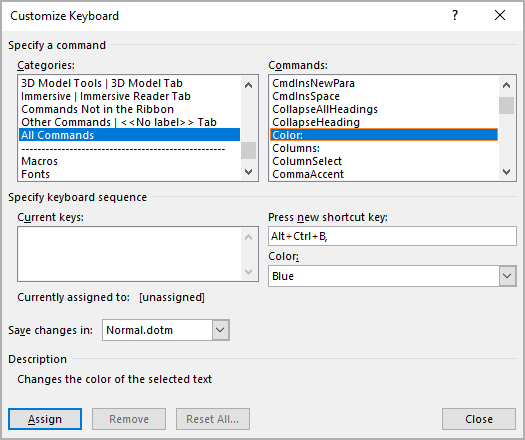 Customize Keyboard in Word for Microsoft 365 Customize Keyboard in Word 365