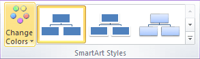 SmartArt styles in Word 2010