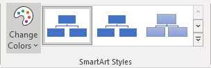 SmartArt styles in Word 365