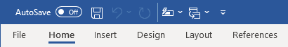 Quick Access Toolbar Word for Microsoft 365 Quick Access Toolbar Word 365