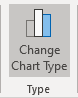 Change Chart Type button in Excel 365