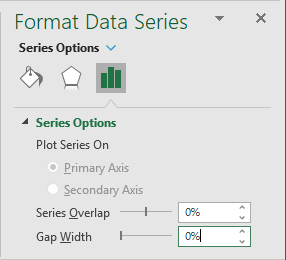 Gap width for chart in Excel for Microsoft 365 Gap width for chart in Excel 365