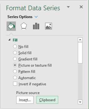 Fill Data Series from Clipboard in Excel 365