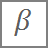 Beta symbol in equations Word 365