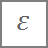 Epsilon symbol in equations Word 2016