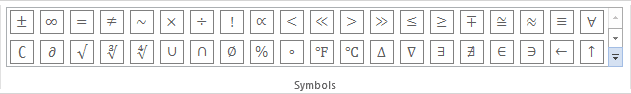 More symbols in Word 2013 More symbols in Word 2013