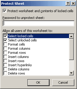 Protect Sheet Excel 2007 Protect Sheet Excel 2007