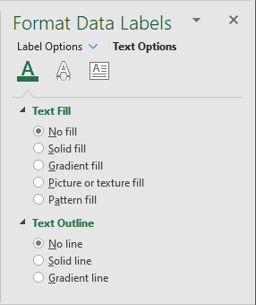No fill and No line for Label in Excel 2016 No fill and No line for Label in Excel 2016