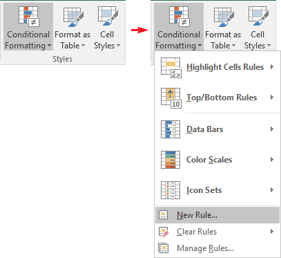 Conditional Formatting in Excel 2016 Conditional Formatting in Excel 2016