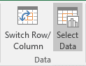 Select Data in Excel 2016
