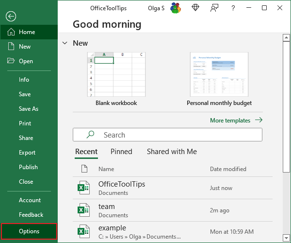 Opening Workbooks Automatically Microsoft Excel 365