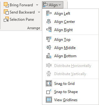 Align shapes in Excel for Microsoft 365 Align shapes in Excel 365
