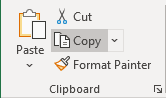 Copy in Excel for Microsoft 365 Copy in Excel 365
