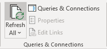 Refresh All in Excel 365