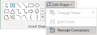 Reroute Connectors in Excel 365