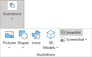 SmartArt in Excel 365