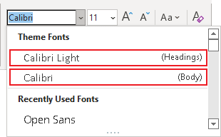 Theme Fonts in PowerPoint for Microsoft 365 Theme Fonts in PowerPoint 365