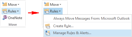 Rules in Outlook 2013 Rules in Outlook 2013