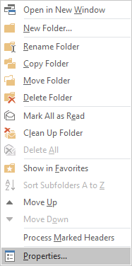 location of archive folder in outlook 2016